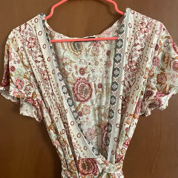 Floral Wrap Maxi Dress - Picture 3 of 4